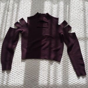 BOLD elements Women's Sweater in Dark Purple